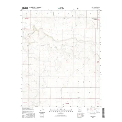 2017 Map of Sand Hill, 2017 Print
