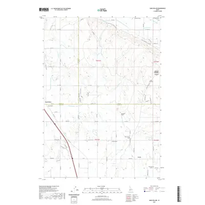 2020 Map of Sand Hollow, 2020 Print