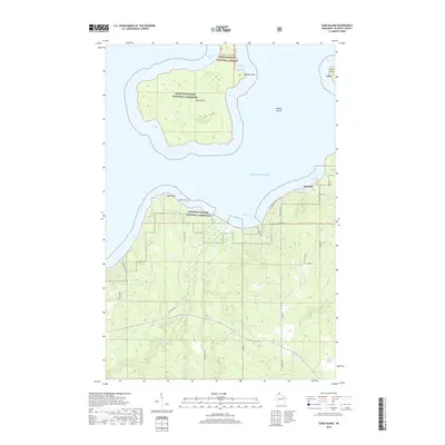2018 Map of Sand Island, 2018 Print