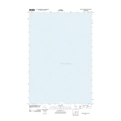 2011 Map of Sand Island OE N, 2011 Print