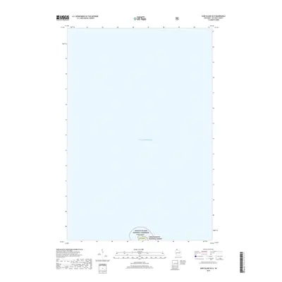 2018 Map of Sand Island OE N, 2018 Print