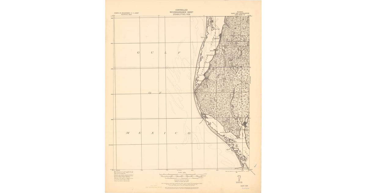 Old Maps of Clearwater FL Pastmaps - Sand Key Pinellas County Fl Usgs Topo 1921 Og 1200x630 