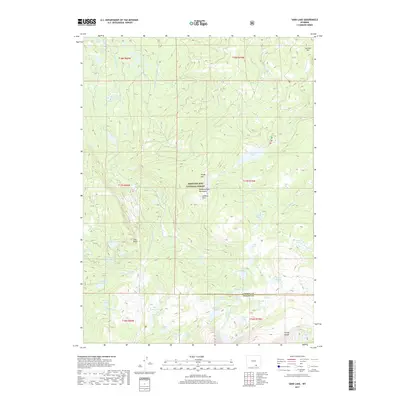 2017 Map of Sand Lake, 2017 Print