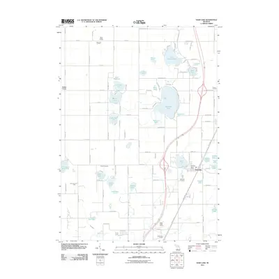 2011 Map of Sand Lake, 2011 Print
