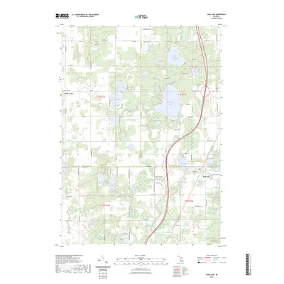 2023 Map of Sand Lake, 2023 Print