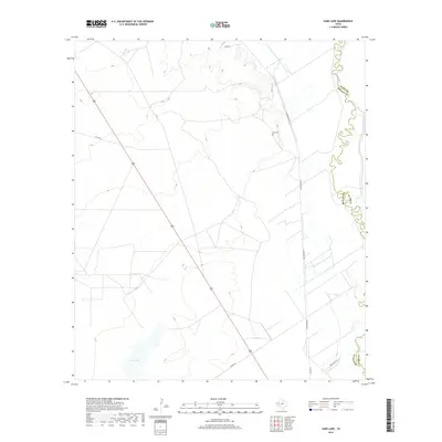 2019 Map of Sand Lake, 2019 Print