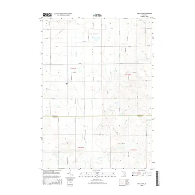 2014 Map of Sand Lake SW, 2014 Print
