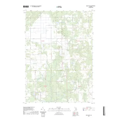 2023 Map of Sand Lake SW, 2023 Print
