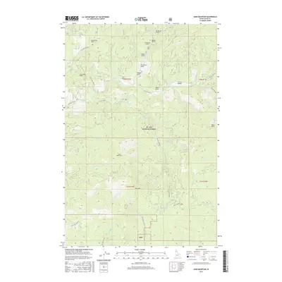 2017 Map of Sand Mountain, 2017 Print