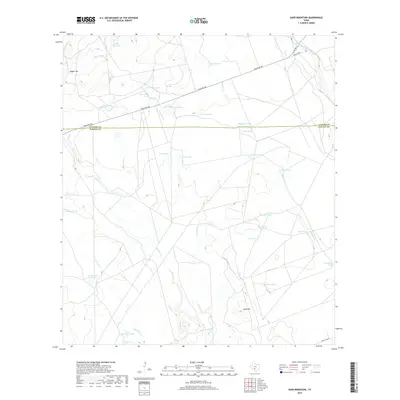 2019 Map of Sand Mountain, 2019 Print