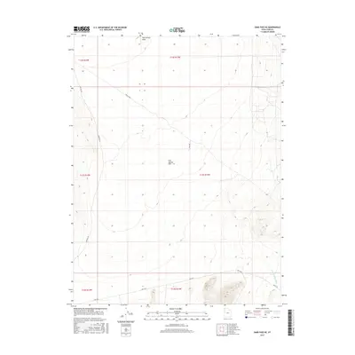 2017 Map of Sand Pass NE, 2017 Print