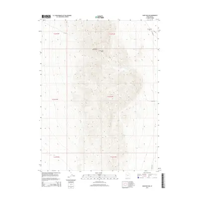 2014 Map of Sand Pass NW, 2014 Print