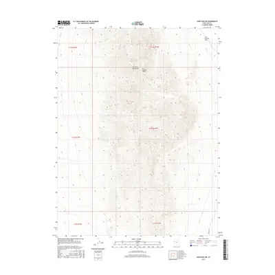 2017 Map of Sand Pass NW, 2017 Print