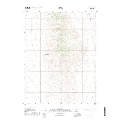 2023 Map of Sand Pass NW, 2023 Print