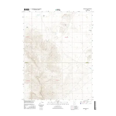 2017 Map of Sand Pass SE, 2017 Print