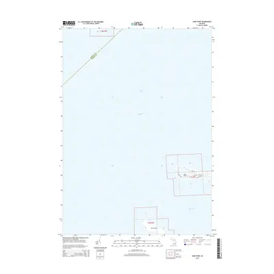 2014 Map of Sand Point, 2014 Print