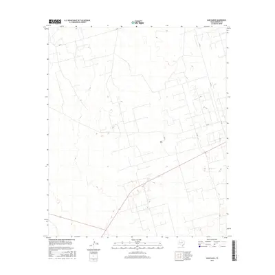 2016 Map of Sand Ranch, 2016 Print