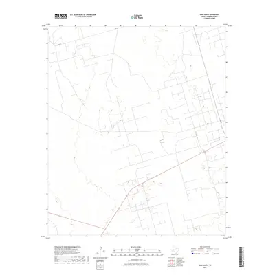 2019 Map of Sand Ranch, 2019 Print