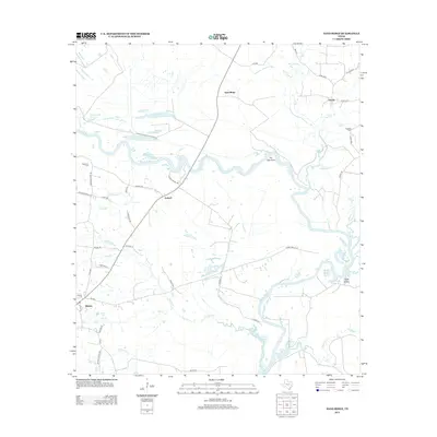 2013 Map of Sand Ridge, 2013 Print