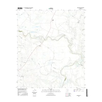 2016 Map of Sand Ridge, 2016 Print