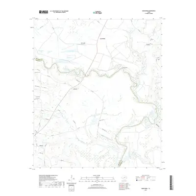 2019 Map of Sand Ridge, 2019 Print