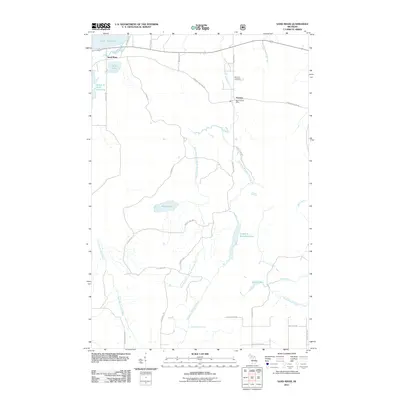 2011 Map of Sand River, 2011 Print