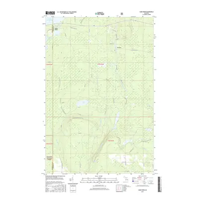 2017 Map of Sand River, 2017 Print