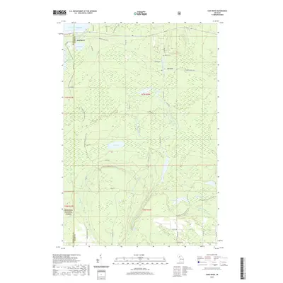 2019 Map of Sand River, 2019 Print