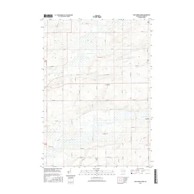 2016 Map of Sand Spring Creek, 2016 Print