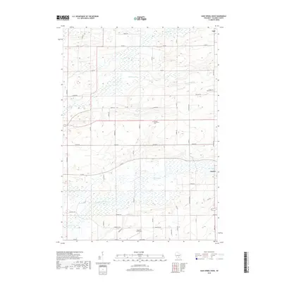 2018 Map of Sand Spring Creek, 2018 Print