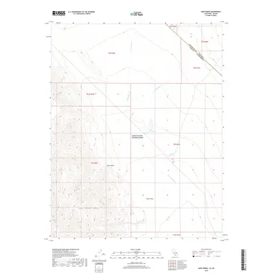 2018 Map of Sand Spring, 2018 Print