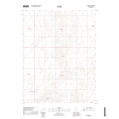 2018 Map of Sand Spring, 2018 Print