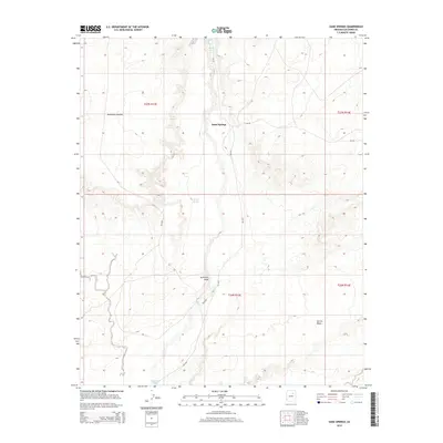 2014 Map of Sand Springs, 2014 Print