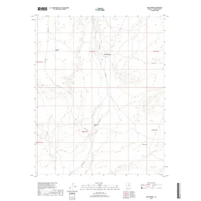 2018 Map of Sand Springs, 2018 Print