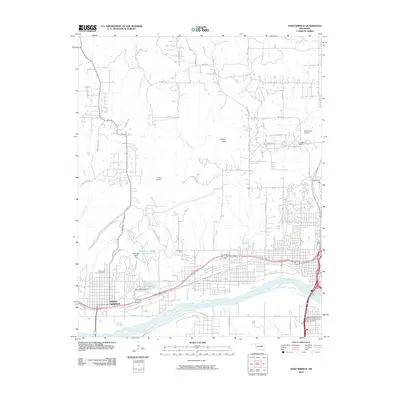 2010 Map of Sand Springs, 2010 Print