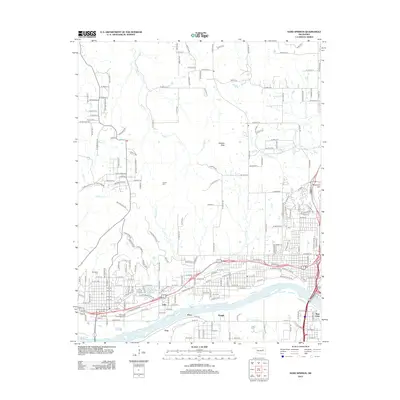 2012 Map of Sand Springs, 2012 Print