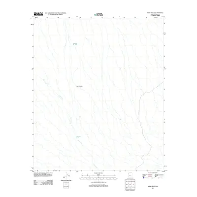 2011 Map of Sand Wells, 2011 Print