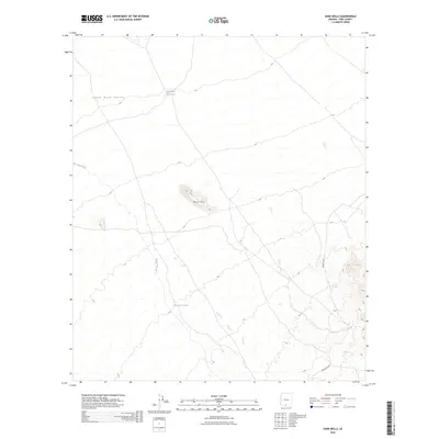 2026 Map of Sand Wells, 2026 Print