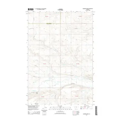 2014 Map of Sandborn Creek, 2014 Print