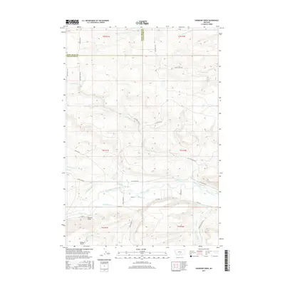 2017 Map of Sandborn Creek, 2017 Print
