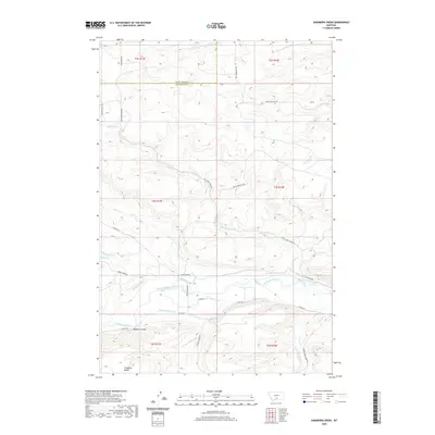 2020 Map of Sandborn Creek, 2020 Print