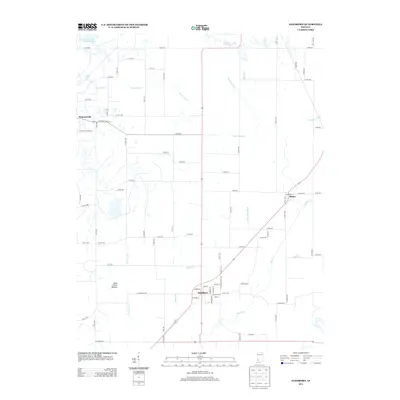 2013 Map of Sandborn, 2013 Print