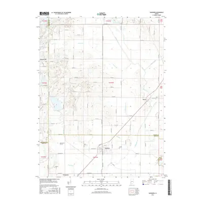 2016 Map of Sandborn, 2016 Print