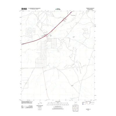 2011 Map of Sanders, 2011 Print