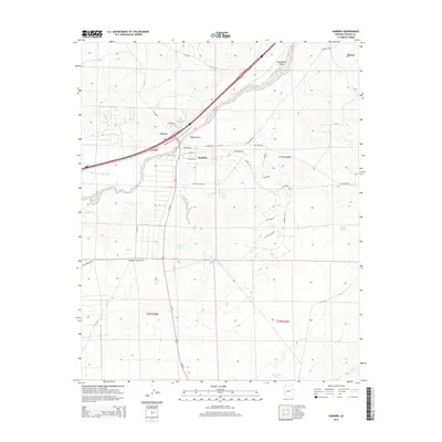 2014 Map of Sanders, 2014 Print