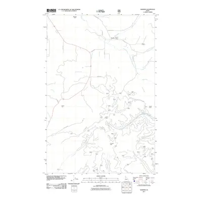 2011 Map of Sanders, 2011 Print