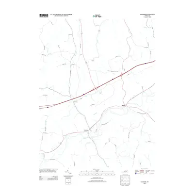2013 Map of Sanders, 2013 Print