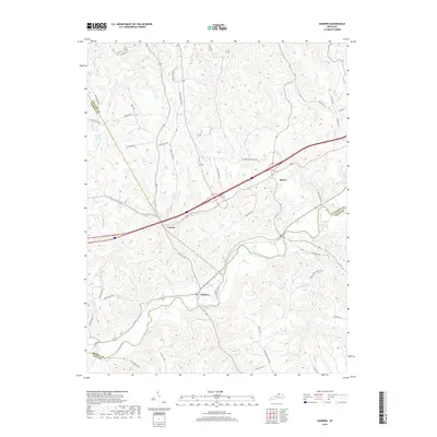 2019 Map of Sanders, 2019 Print