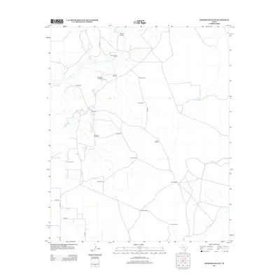 2012 Map of Sanders Hollow, 2012 Print