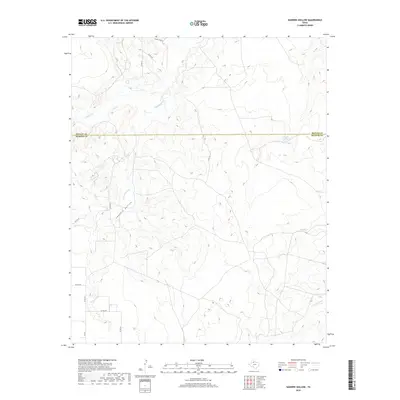 2019 Map of Sanders Hollow, 2019 Print
